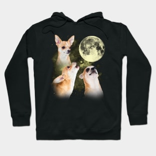 Chihuahuas The Moon Classic Dog Breed Hoodie